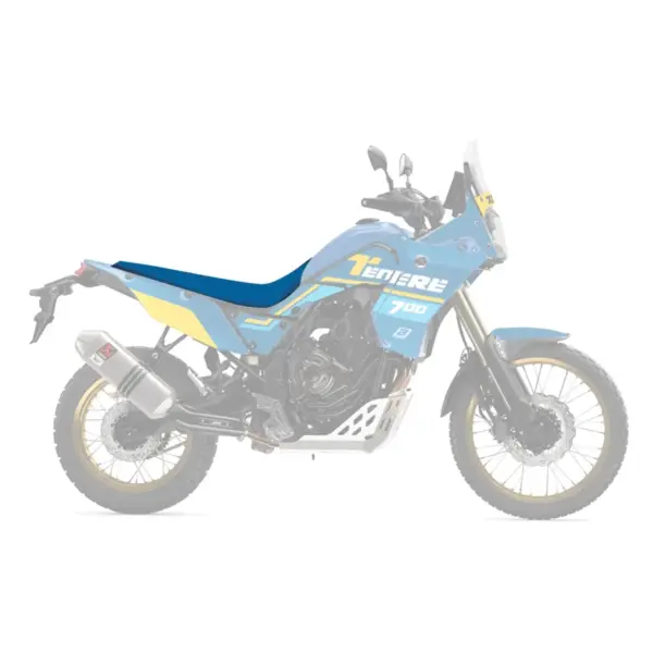 BLACKBIRD POKROWIEC / POSZYCIE NA SIEDZENIE YAMAHA TENETE 700 ’20-’23 KOLOR NIEBIESKI CZARNY (POKROWIEC RALLY RIDE JEDNOCZĘŚCIOWY) | emotoshop24