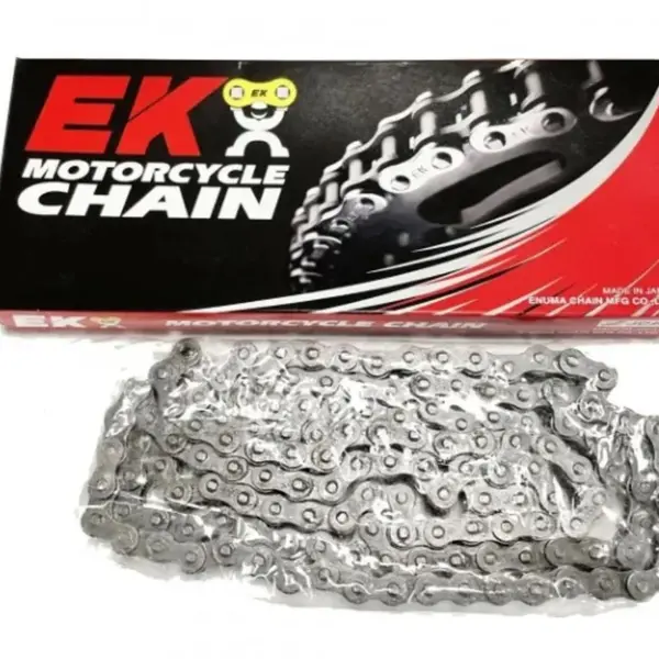 EK ŁAŃCUCH NAPĘDOWY EK420DEH BEZ ORINGÓW 120 OGNIW HEAVY DUTY KOLOR NATURALNY (MADE IN JAPAN) | emotoshop24
