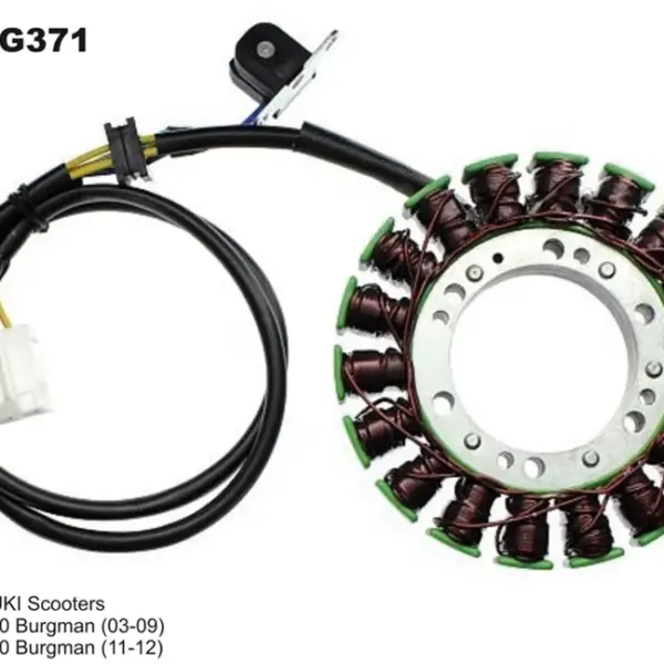 ELECTROSPORT UZWOJENIE ALTERNATORA (STATOR) SUZUKI AN 650 BURGMAN (03-12) (Z IMPULSATOREM) | emotoshop24