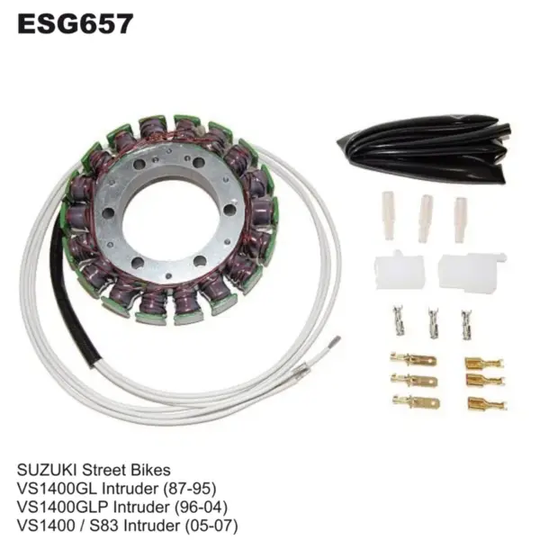 ELECTROSPORT UZWOJENIE ALTERNATORA (STATOR) SUZUKI VS 1400 Intruder (87-07) | emotoshop24