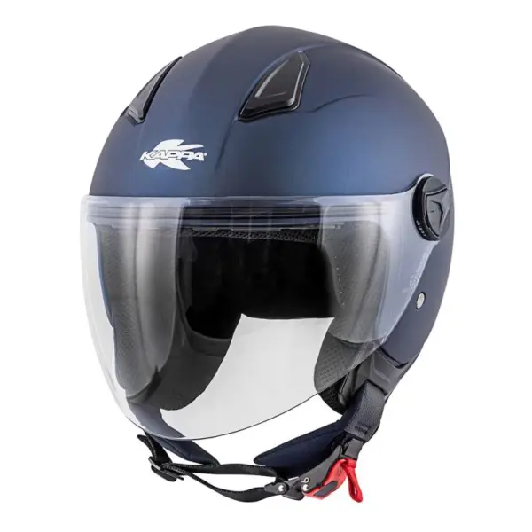 KAPPA KASK KV28 EVO SOLID JUNIOR OTWARTY JET KOLOR NIEBIESKI MATT ROZMIAR 52 / XXS (HOMOLOGACJA ECE 22R06) | emotoshop24