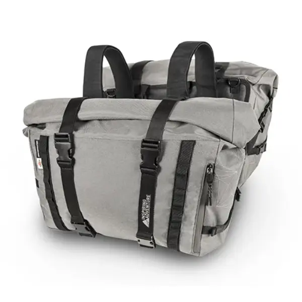 KAPPA TORBY (SAKWY) BOCZNE 25L KOLOR SZARY (INSPIRING ADVENTURE) | emotoshop24