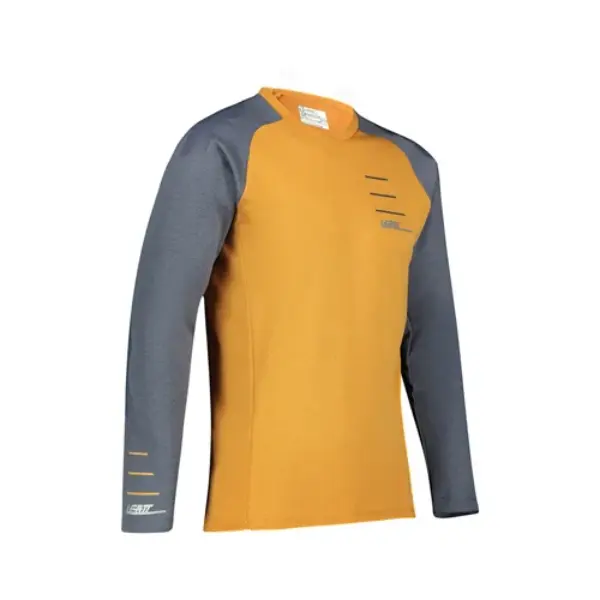 LEATT KOSZULKA ROWEROWA MTB ALLMTN 5.0 JERSEY RUST KOLOR RDZAWY/SZARY ROZMIAR XS | emotoshop24