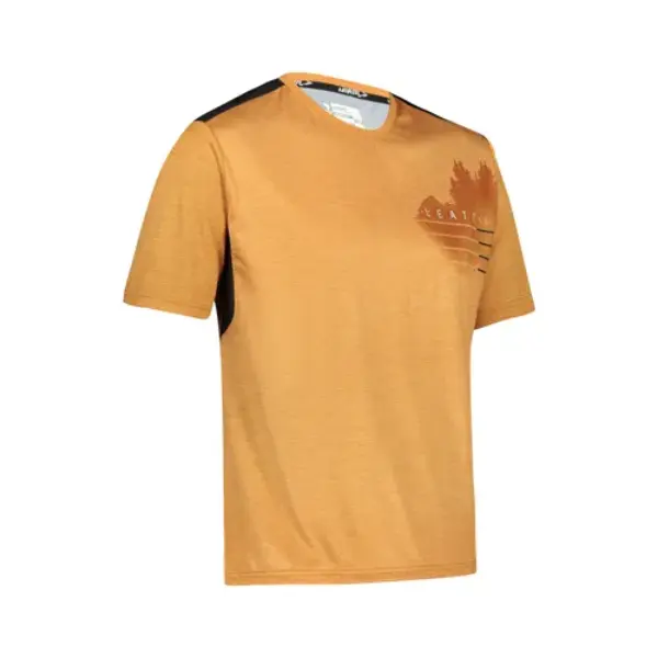 LEATT KOSZULKA ROWEROWA MTB TRAIL 1.0 JERSEY RUST KOLOR RDZAWY ROZMIAR L | emotoshop24