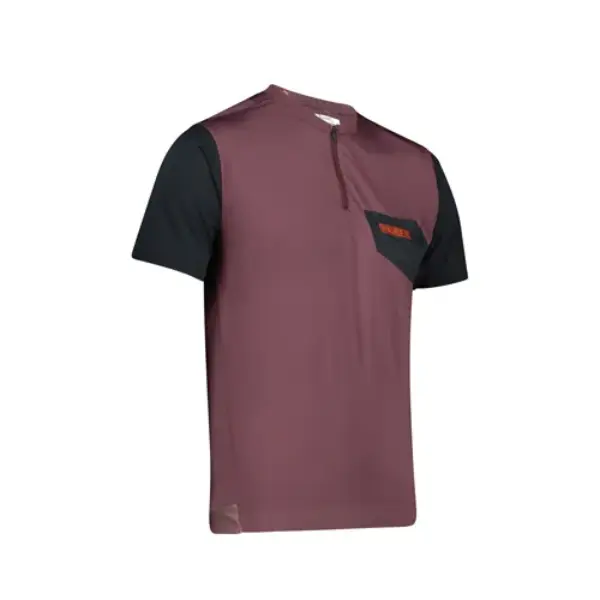 LEATT KOSZULKA ROWEROWA MTB TRAIL 3.0 JERSEY MALBEC KOLOR FIOLETOWY/CZARNY ROZMIAR S | emotoshop24