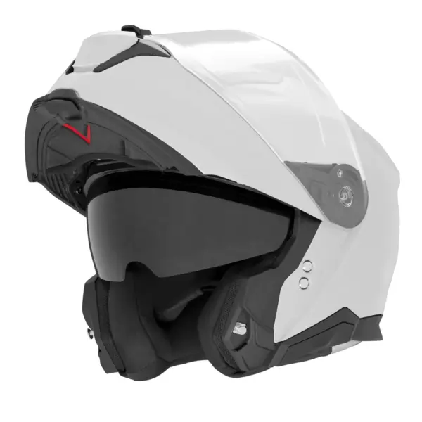 NOX KASK SZCZĘKOWY (FLIP-UP) Z BLENDĄ N967 SOLID KOLOR BIAŁY POŁYSK ROZMIAR S (PINLOCK DO TEGO MODELU – FILMPINLOCK30DKS166) | emotoshop24