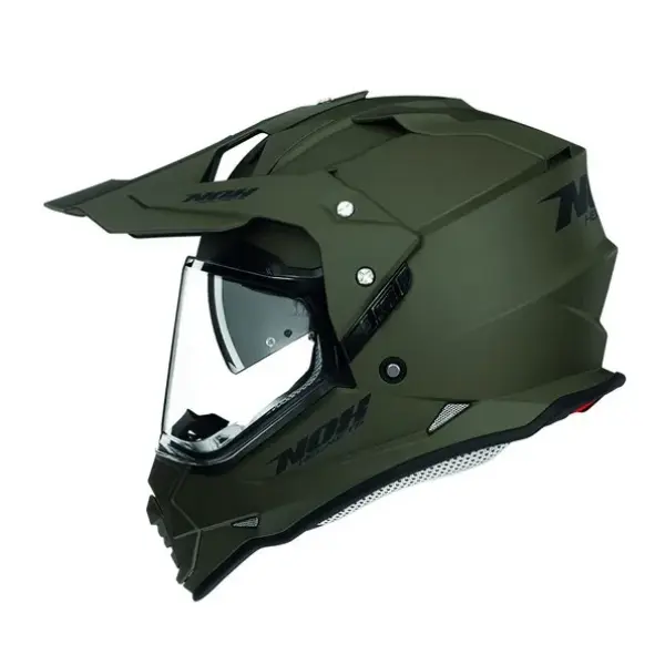 NOX KASK OFFROAD / TRAIL DUOSPORT (DUAL) N312 SOLID Z SZYBKĄ I BLENDĄ KOLOR ZIELONY MAT (KHAKI) ROZMIAR M | emotoshop24