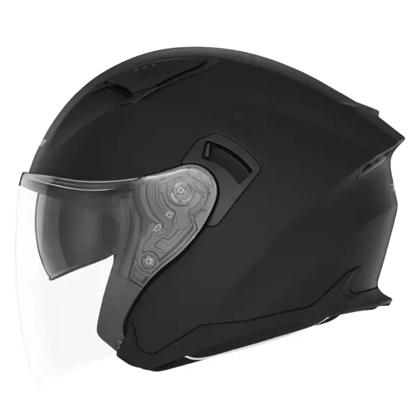 NOX KASK OTWARTY JET Z BLENDĄ N130 SOLID KOLOR CZARNY MAT ROZMIAR S | emotoshop24