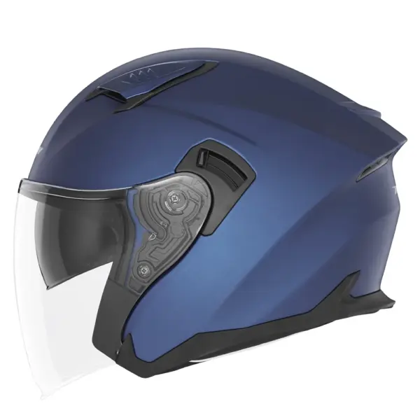 NOX KASK OTWARTY JET Z BLENDĄ N130 SOLID KOLOR NIEBIESKI MAT ROZMIAR S | emotoshop24