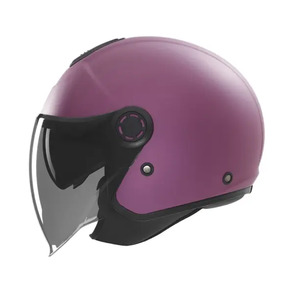 NOX KASK OTWARTY JET Z BLENDĄ N182 SOLID KOLOR FUKSJA MAT (INTENSYWNY ODCIEŃ RÓŻOWEGO) ROZMIAR M | emotoshop24