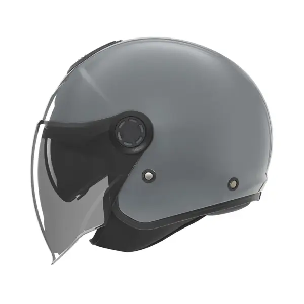 NOX KASK OTWARTY JET Z BLENDĄ N182 SOLID KOLOR SZARY POŁYSK ROZMIAR M | emotoshop24