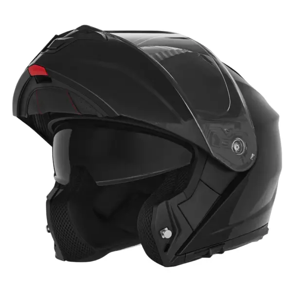 NOX KASK SZCZĘKOWY (FLIP-UP) Z BLENDĄ N968 KOLOR CZARNY POŁYSK ROZMIAR S | emotoshop24