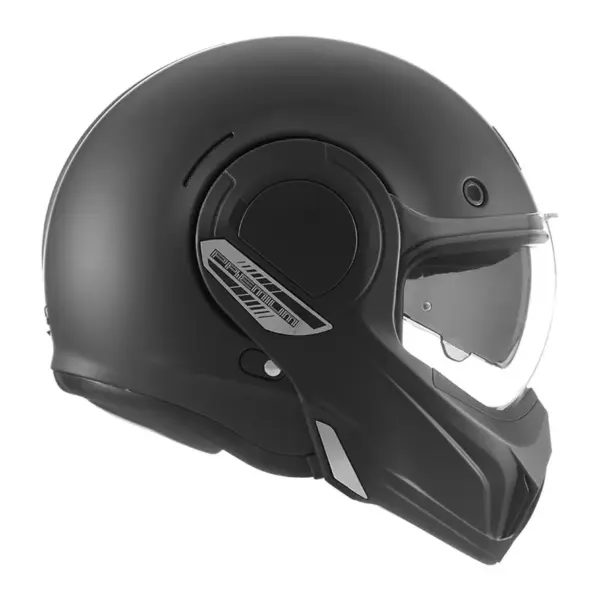 NOX PROMOCJA PREMIUM KASK SZCZĘKOWY (SZCZĘKA DO TYŁU) Z BLENDĄ STRATOS KOLOR CZARNY MAT ROZMIAR XXL | emotoshop24