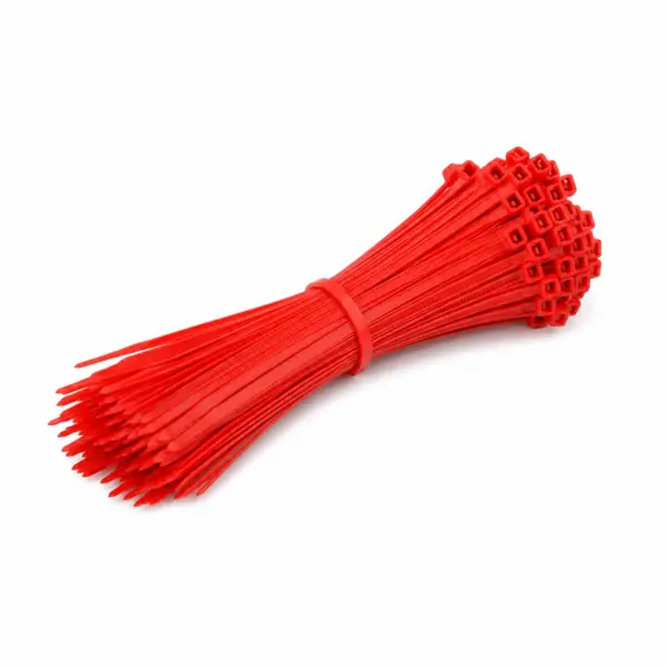 PROMX OPASKA ZACISKOWA (TRYTYTKA) 4,8X200MM KOLOR KOLOR CZERWONY – 100 SZTUK | emotoshop24