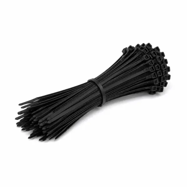 PROMX OPASKA ZACISKOWA (TRYTYTKA) 7,6X450MM KOLOR CZARNY – 100 SZTUK | emotoshop24