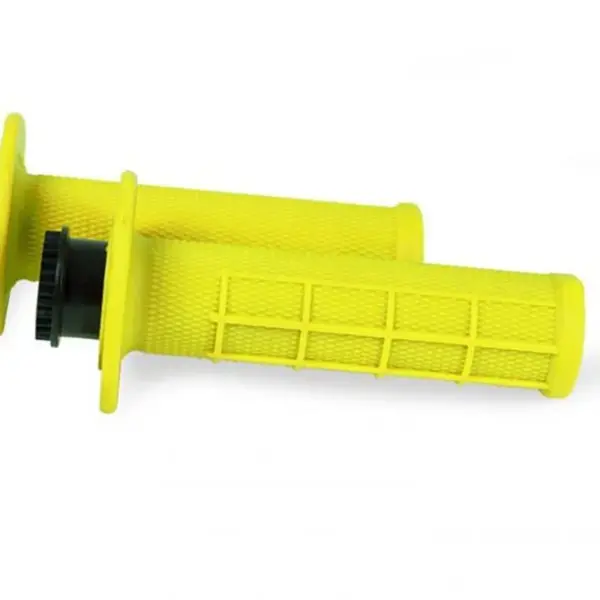 RACETECH (RTECH) MANETKI R20 LOCK-ON (22+25MM) KOLOR ŻÓŁTY NEON (HALF WAFFLE) + 8 ADAPTERÓW ROLGAZU | emotoshop24