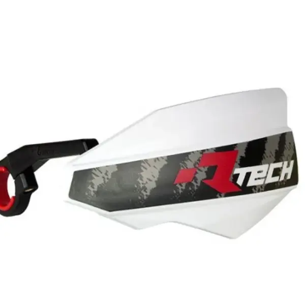 RACETECH (RTECH) OSŁONY RĄK (HANDBARY) VERTIGO BIKE ROWEROWE KOLOR BIAŁY (Z MOCOWANIAMI) | emotoshop24