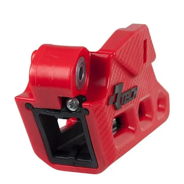 RACETECH (RTECH) PROWADNICA ŁAŃCUCHA BETA RR/RX 125/250/300/350/450/530 ’13-’23, XTRAINER 250/300 ’15-’23 MONOBLOCK R2.0 WORX Z WYMIENNYM WKŁADEM KOLOR CZERWONY | emotoshop24