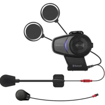 SENA INTERKOM MOTOCYKLOWY 10S BLUETOOTH 4.1 DO 1600M Z UNIWERSALNYM ZESTAWEM MIKROFONÓW ( BEZ RADIA ) ( 2 ZESTAWY ) (EL) - ZASTĘPUJE 10S-01D