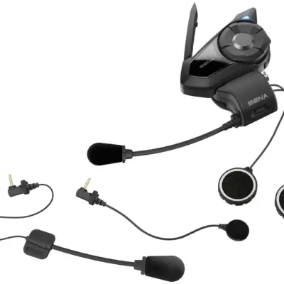 SENA INTERKOM MOTOCYKLOWY 30K MESH 2.0 BLUETOOTH 4.1 DO 2000M Z GŁOŚNIKAMI HD SPEAKERS I UNIWERSALNYM ZESTAWEM MIKROFONÓW ( BEZ RADIA FM ) ( 2 ZESTAWY ) (EL) - ZASTĘPUJE 30K-01D ORAZ 30K-02D