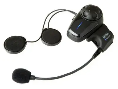 SENA INTERKOM MOTOCYKLOWY SMH10 BLUETOOTH 3.0 DO 900M Z MIKROFONEM NA PAŁĄKU ( 1 ZESTAW ) (EL)