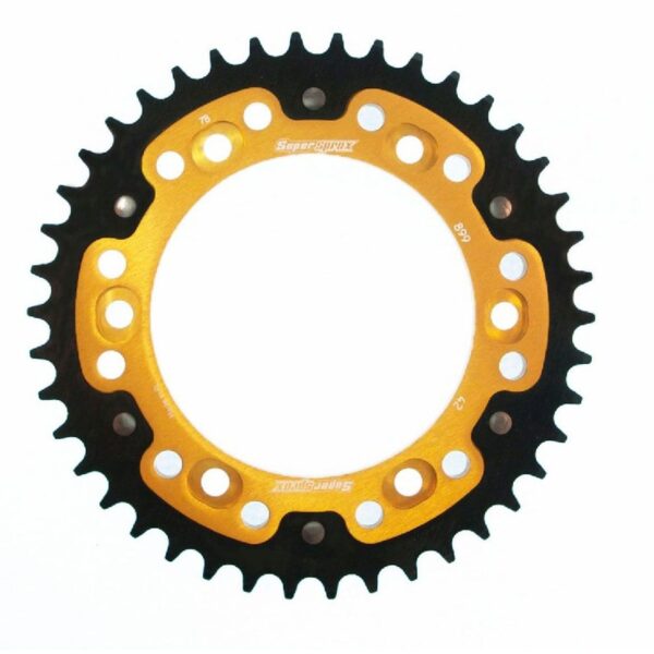 SUPERSPROX ZĘBATKA TYLNA STEALTH (STALOWO-ALUMINIOWA) 4454 50 KTM 790/890/950/990/1050/1090/1190/1290 ADVENTURE/SUPER ADVENTURE (JTR899.50) KOLOR ZŁOTY