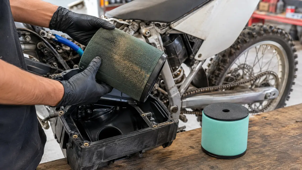 Filtr powietrza w motocyklu – kiedy czyścić, a kiedy wymienić?