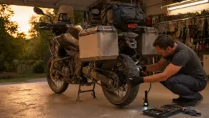 Przegląd motocykla po wakacyjnej trasie – lista kontrolna